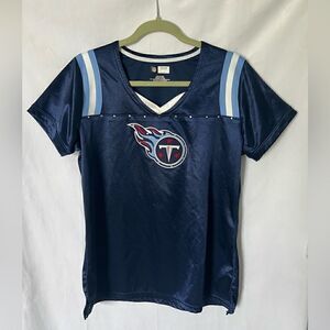 Tennessee Titans NFL Team Apparel Jersey Blue Shirt Women’s XL